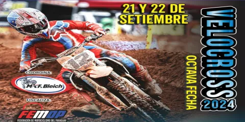 Octava Fecha del Campeonato Nacional de Velocross en Coronel Oviedo